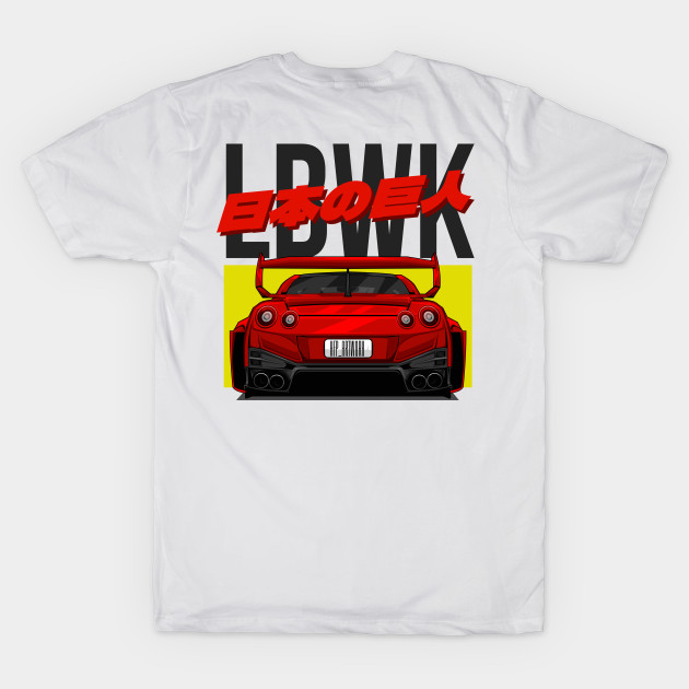 LIBERTY WALK NISSAN GTR-R35 (RED) by HFP_ARTWORK